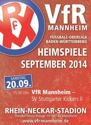VfR-Mannheim-Heimspielplakat180914