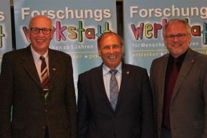 Der neue Vorstand der Zweckverbandsversammlung für das Pfalzmuseum (von links): Dr. Hans-Wolfgang Helb, Wolfgang Lutz und Hans-Ulrich Ihlenfeld