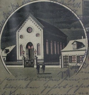 Frankenthaler Synagoge Postkarte um 1900
