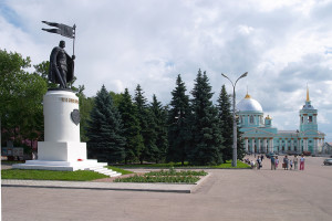 Der Rote Platz in Kursk