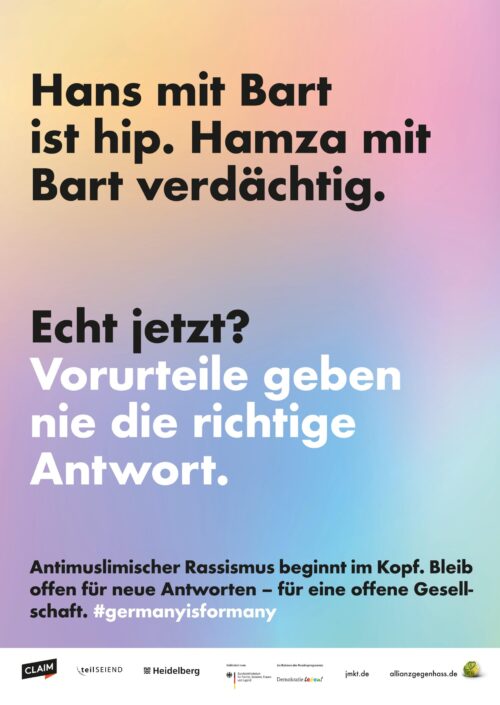 Heidelberg – Deutschlandweiter Tag gegen antimuslimischen Rassismus am 1. Juli – Stadt Heidelberg ist Teil der Aktionswochen gegen antimuslimischen Rassismus – Stadtführung muslimisches Leben in Heidelberg am 3. Juli