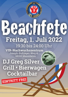 Mannheim – Große Beachparty am Freitagabend
