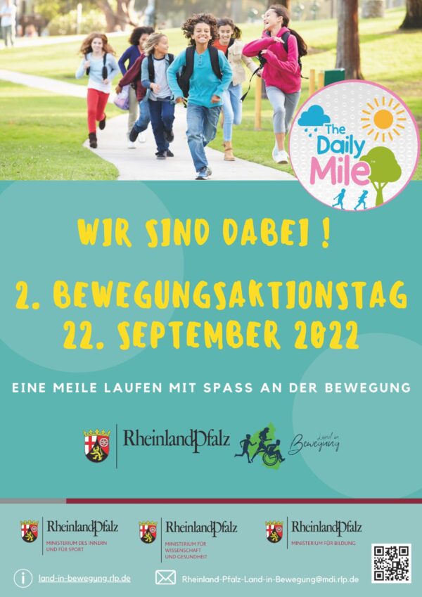 Ludwigshafen – Bewegungsaktionstag für Kitas und Schulen am 22. September!