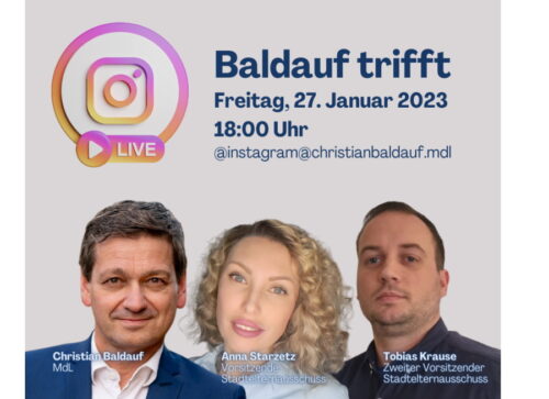 Frankenthal – Instagram Livestream mit Christian Baldauf und dem Stadtelternausschuss Frankenthal