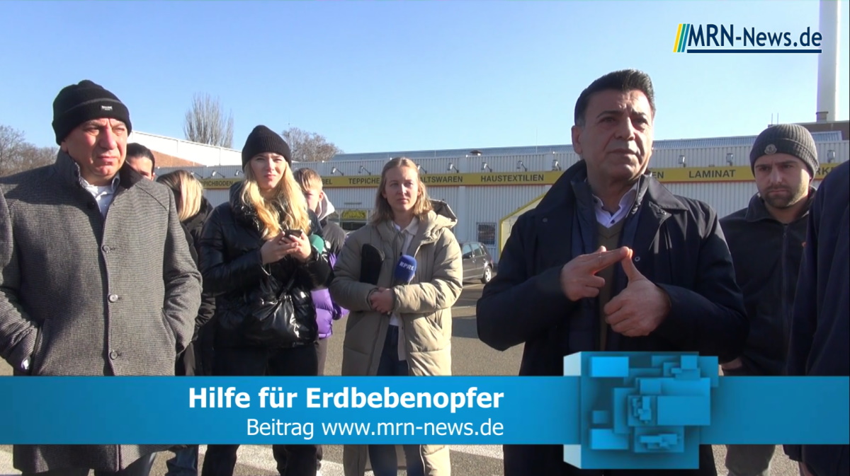 Ludwigshafen – VIDEO NACJHTRAG – Dogan spendet 33 Paletten Lebensmittel und Hygieneprodukte für Erdbebenopfer –  HCL  übernimmt die Logistik