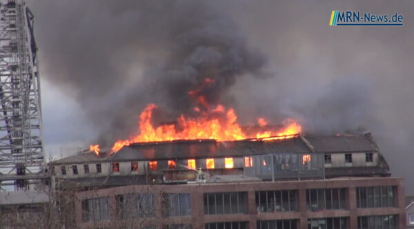 Mannheim – 3. NACHTRAG –  Großbrand im Jungbusch – Gebäude wird abgerissen