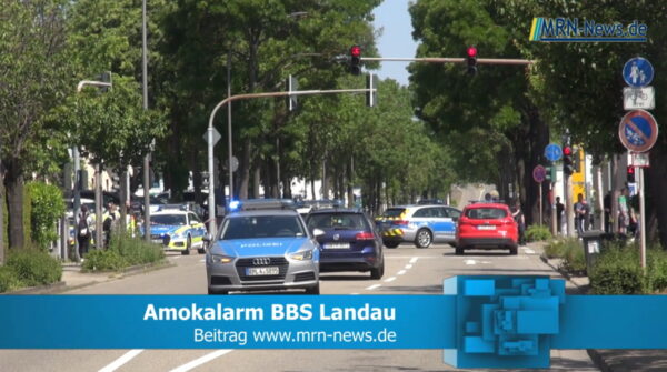 Landau – VIDEO – SEK Einsatz wegen Bedrohungslage durch Amokalarm an Berufsbildende Schule