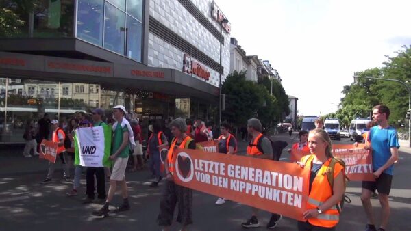 Letzte Generation demonstrierte in Heidelberg
