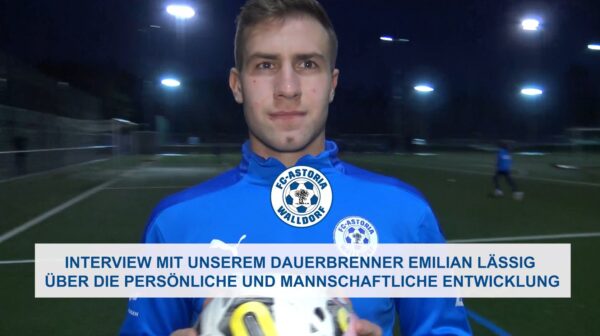 Interview mit Stammspieler Emilian Lässig vom FC Astoria Walldorf über die aktuellen Entwicklungen (Video)
