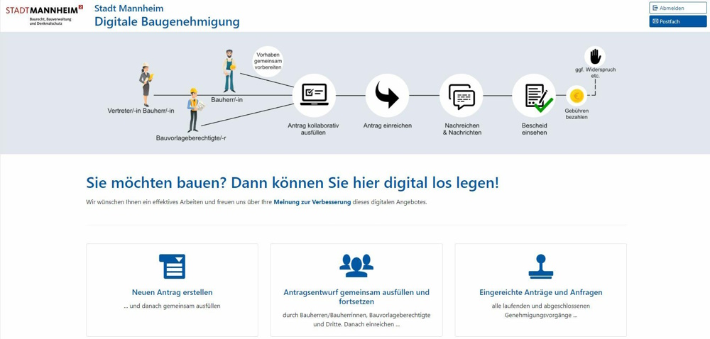 Mannheim – Papierakte adé: Virtuelles Bauamt startet in Mannheim ab 1. April