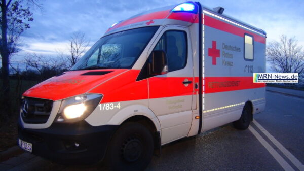 Bobenheim-Roxheim – Verkehrsunfall mit zwei verletzten Personen