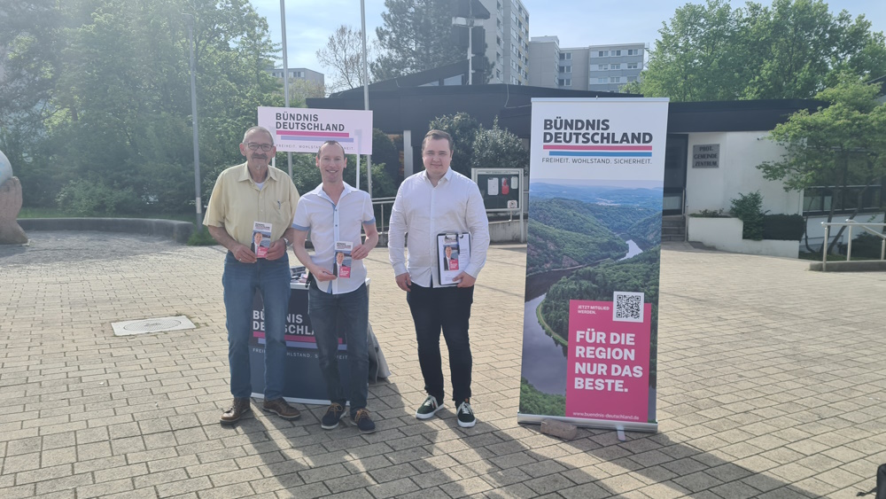 Ludwigshafen –  Teilnahme Bündnis Deutschland bei der Stadtratswahl in Ludwigshafen