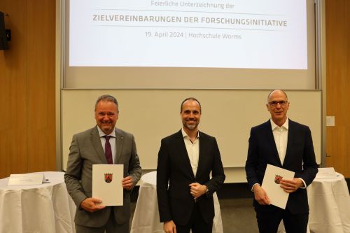 Ludwigshafen – Forschungsinitiative des Landes fördert die Hochschulen Ludwigshafen und Worms mit insgesamt je 750.000 €