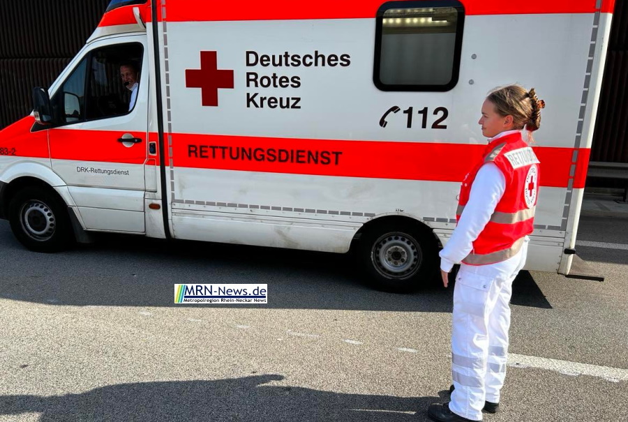 Rhein-Neckar-Kreis – Verkehrsunfall mit zwei verletzten Personen