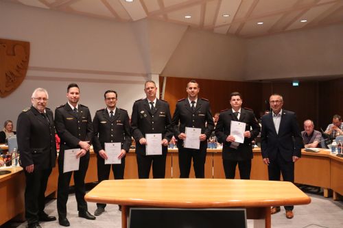 Sinsheim – Freiwillige Feuerwehr Wahl der Abteilungskommandanten und Stellvertreter – Abteilungen Adersbach, Hilsbach und Waldangelloch