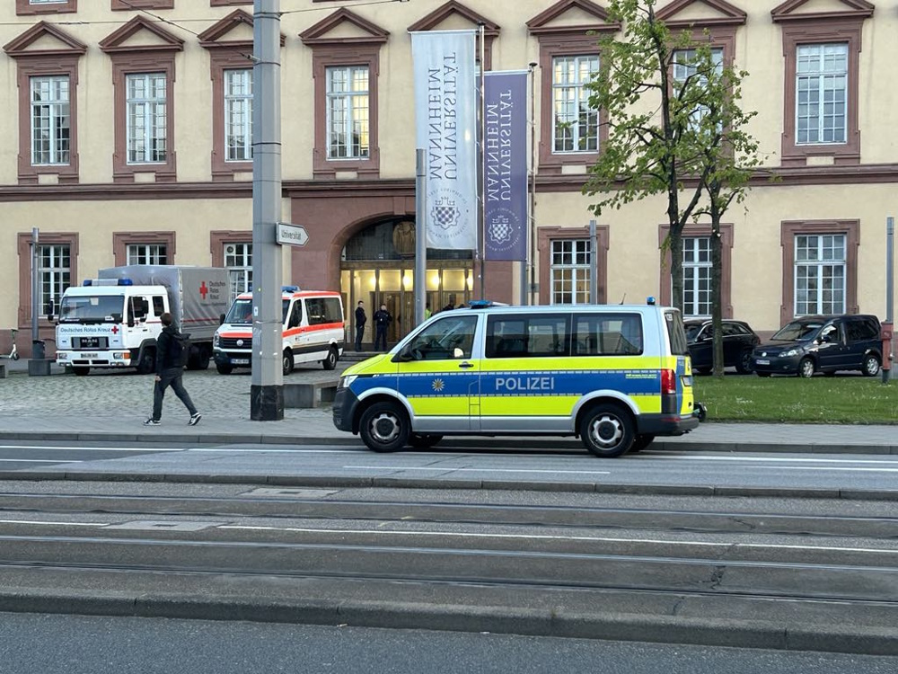 Mannheim – Mann mit Machete in Uni – Polizei erschießt 31-jährigen Angreifer