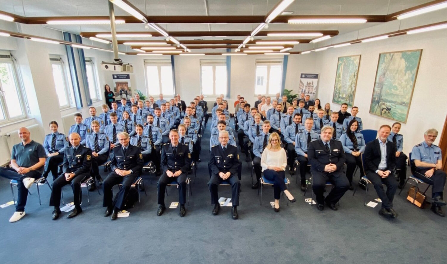 Ludwigshafen – 50 neue Polizistinnen und Polizisten für das  Polizeipräsidium Rheinpfalz