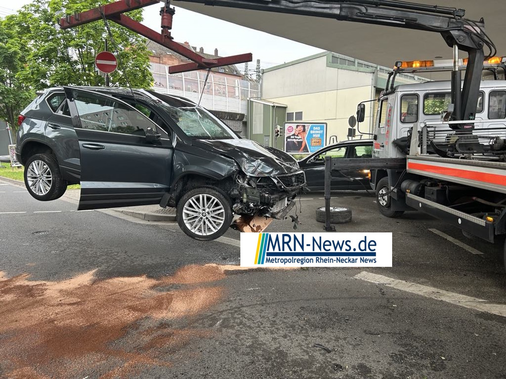 Ludwigshafen – Autofahrer bei Unfall in der #Heinigstraße verletzt