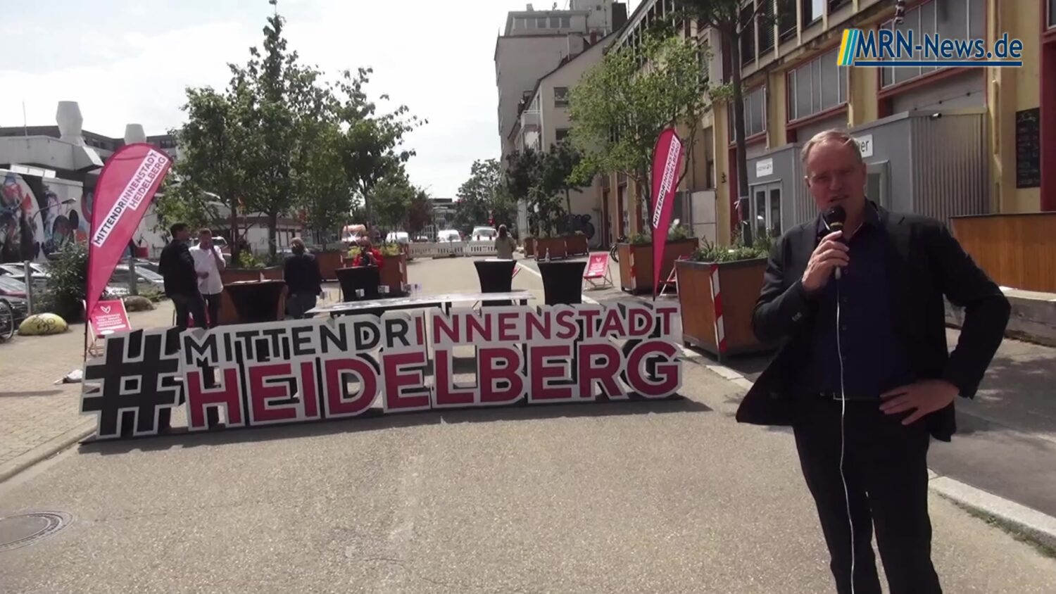 „Mittendinnenstadt“ – Die Innenstadt Heidelbergs wird mit zahlreichen Projekten aufgewertet – Zum Beispiel mit dem temporärem Emil-Maier-Park in Bergheim(Video)