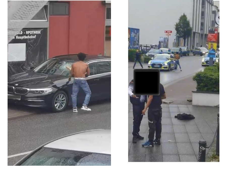 Worms – Aggressiver Mann schlägt mit Holzlatte auf Autos ein – Unter Vorhalt von Schusswaffen und Taser wurde er festgenommen
