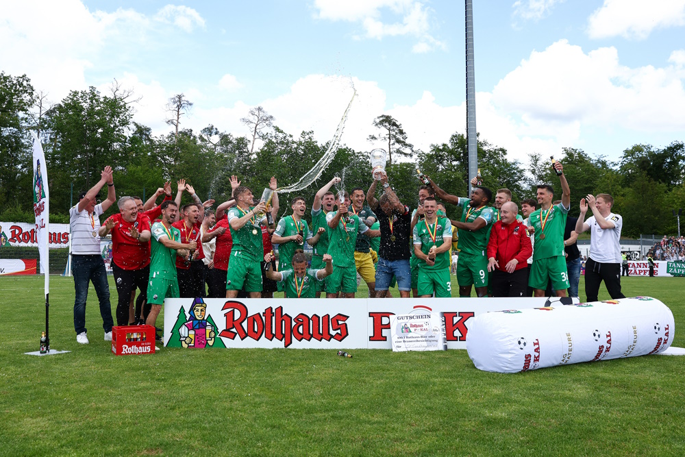 Walldorf –   SV Sandhausen holt den Titel im bfv-Rothaus-Pokal 2023/24